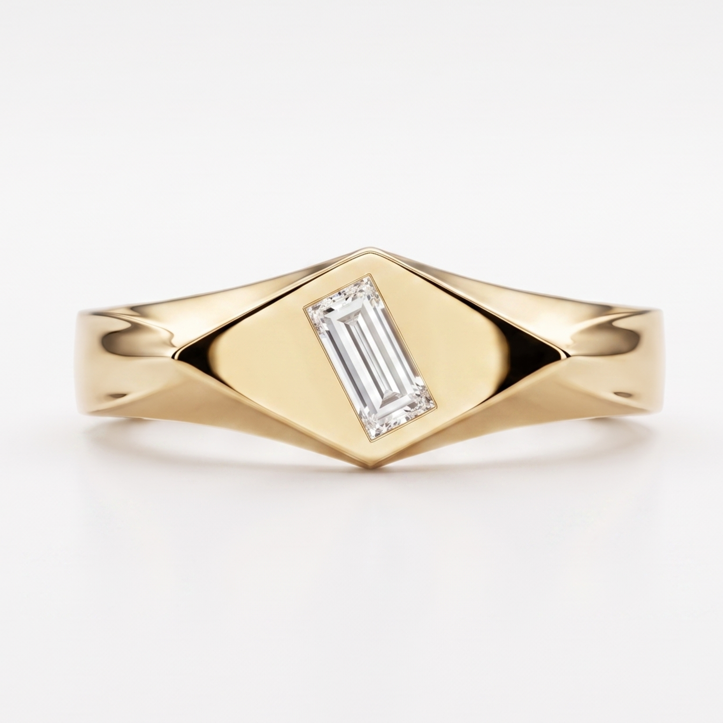 Mire Baguette - 14K Gold Plated