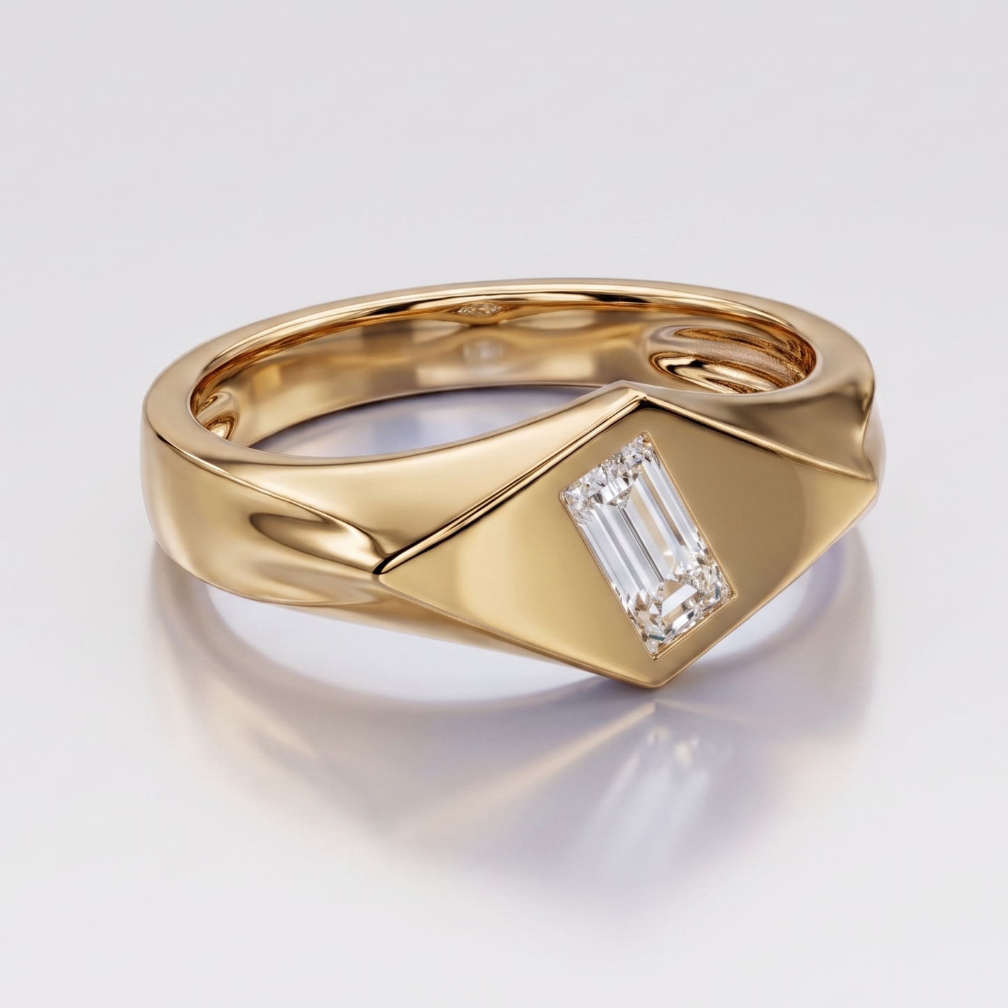 Mire Baguette - 14K Gold Plated