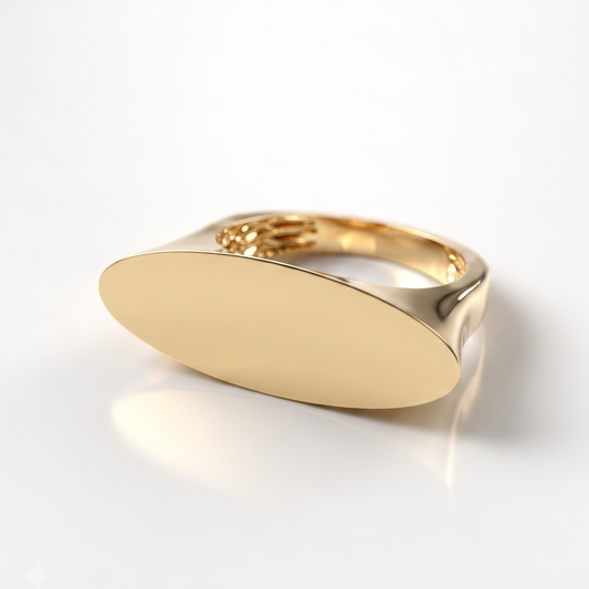 Wide - 14K Gold Plated