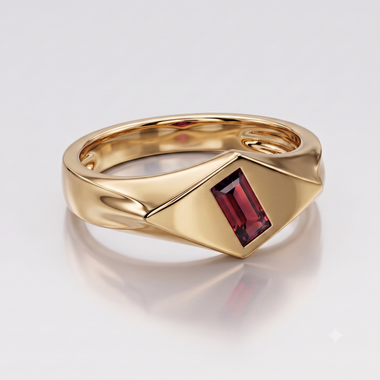 Mire Baguette - 14K Gold Plated