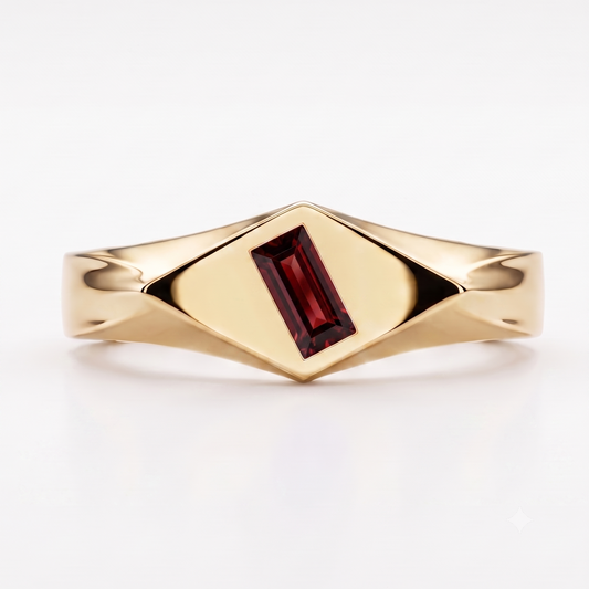 Mire Baguette - 14K Gold Plated